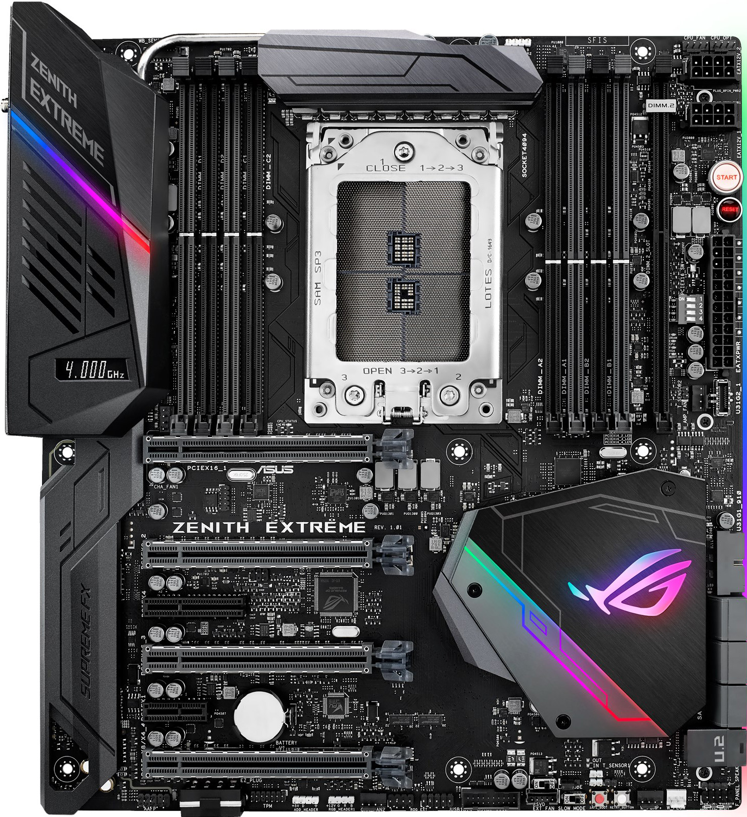 Asus ROG Zenith Extreme - Motherboard Specifications On Asus ROG Zenith Extreme - Motherboard Specifications On
